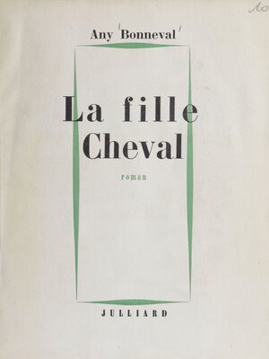 cover image of La fille cheval
